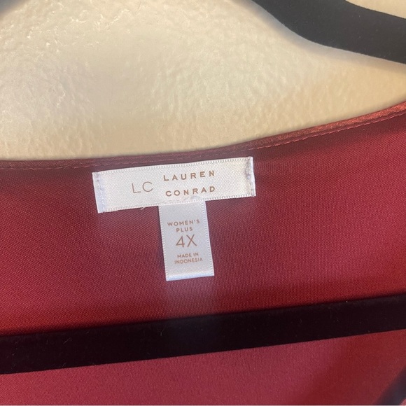 LC Lauren Conrad Floral Sequin Blouse Size 4X - Picture 2 of 6